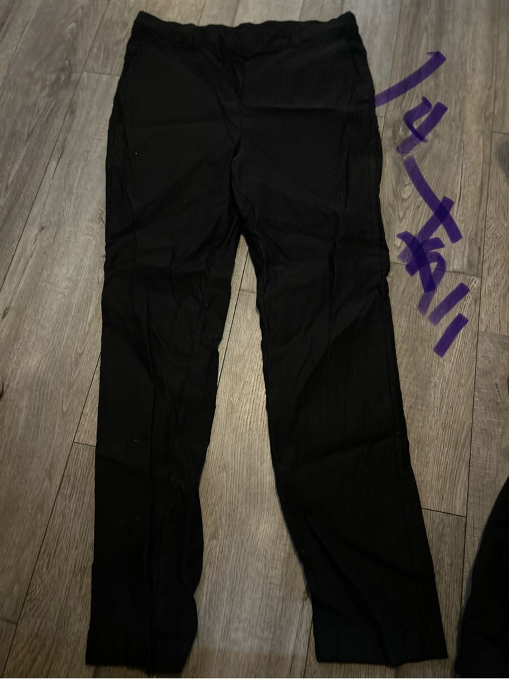 Men's Black Stretch Casual Pants